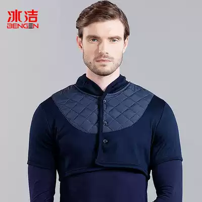 Shoulder protection warm sleeping, middle-aged and elderly men thick and velvet shoulders, cervical shoulder and shoulder cold proof cotton father autumn and winter