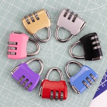 Password lock padlock mini cabinet door lock household backpack suitcase student dormitory small lock