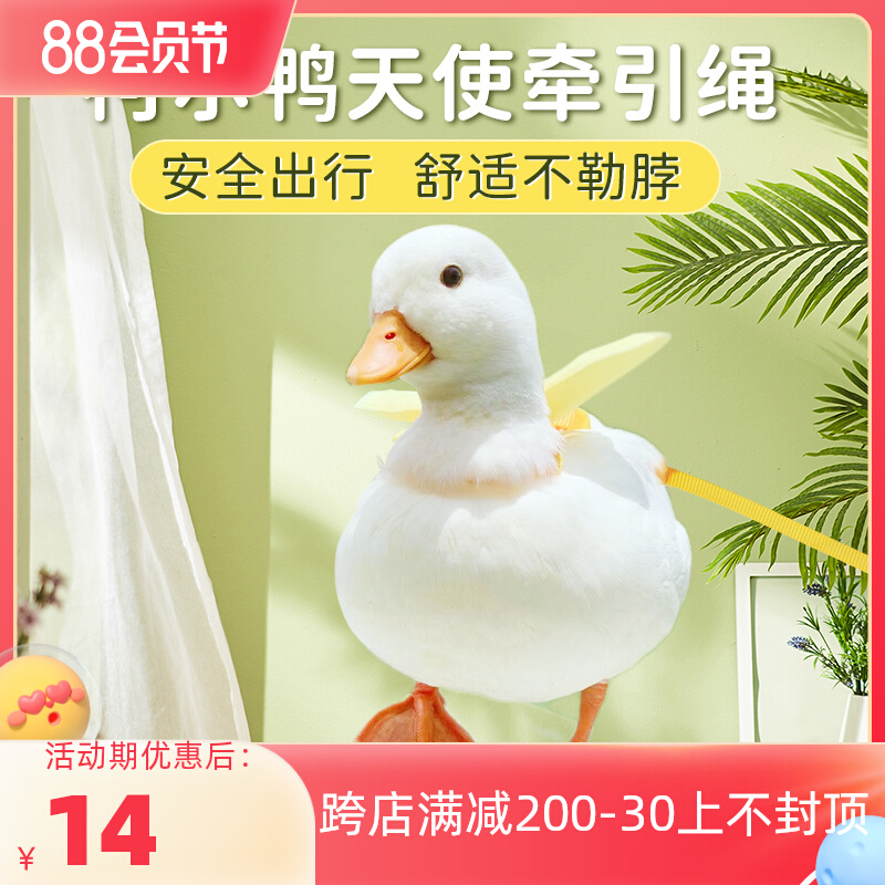 Cole duck traction rope walking duck cord chest bag-bag traction rope walking cat rope pet supplies angel traction rope