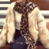 Демисезонный шарф из искусственного меха, удерживающая тепло накидка, легкий роскошный стиль