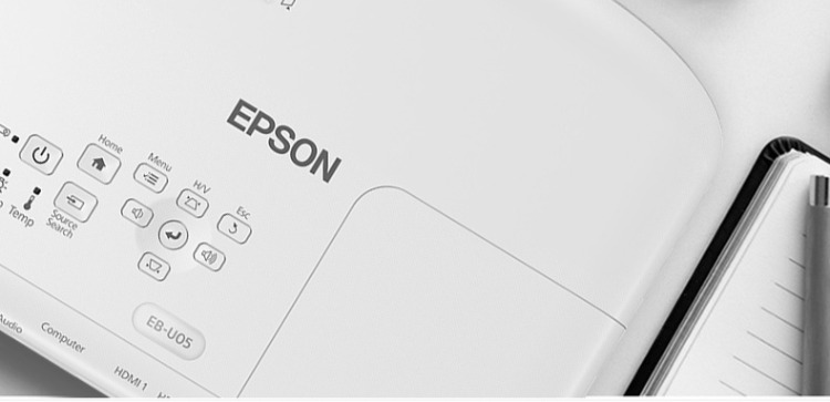 Máy chiếu Epson Epson CB-U05 tại nhà văn phòng HD dạy điện thoại di động máy chiếu wifi không dây - Máy chiếu