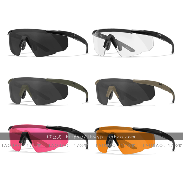 American Wiley X Saber Tactical Glasses Goggles 3-Piece Set 308 Military Fans Outdoor Sunglasses