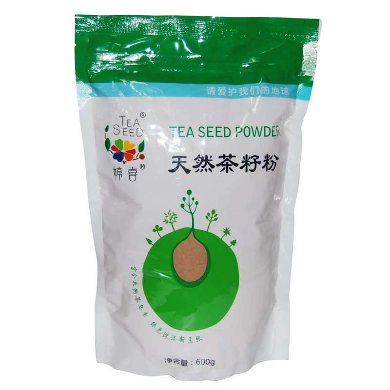 Tingxi Tea Seed Powder Powdery Tea Seed Powder Healthy Powder Seed Environmentally Friendly Detergent Dishwashing head 600g * 3 packs