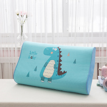 Baby pillow children cartoon latex pillow 3-12 years old kindergarten men and women Four Seasons universal pure cotton wool pillow case breathable