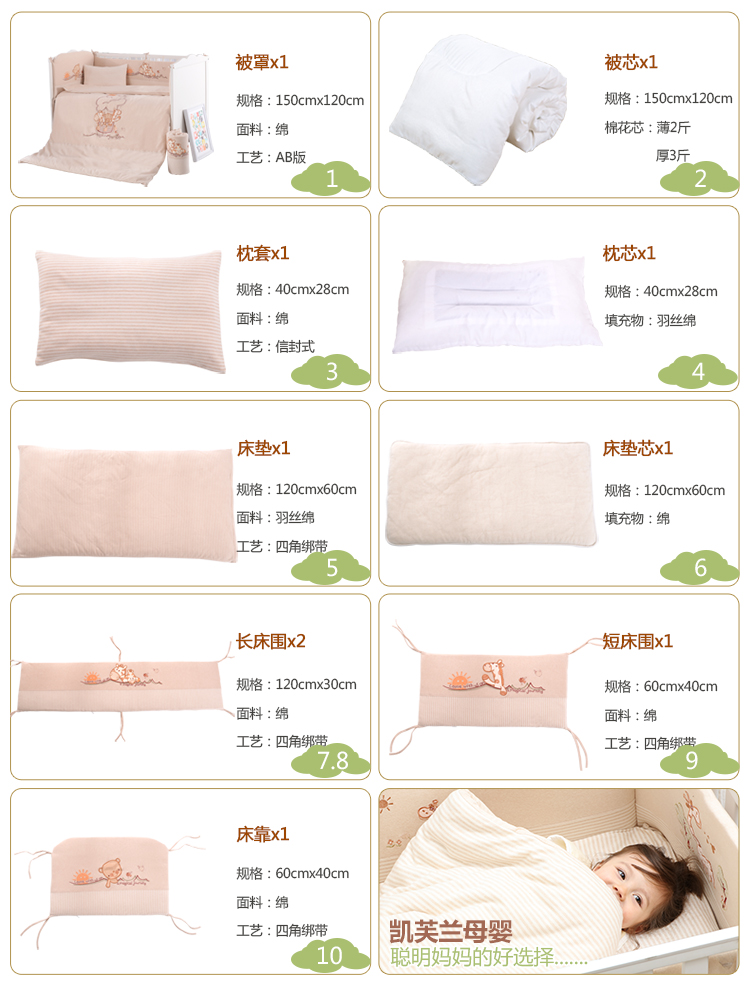 Bông ba mảnh bông trẻ con chợp mắt chăn bông là hình ảnh bộ đồ giường bông Liu Jiantao giường - Bộ đồ giường trẻ em ga trải giường cho em bé	