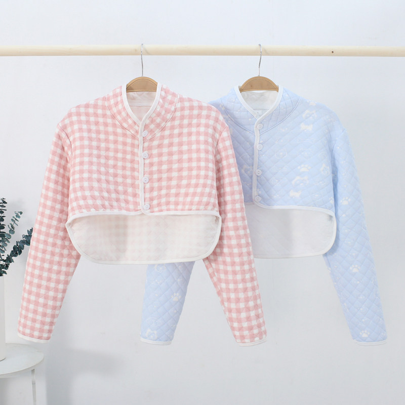 Spring and summer maternity confinement breastfeeding sleep warm shoulder cervical spine air-conditioned room middle-aged and elderly cold-proof vest cotton thin