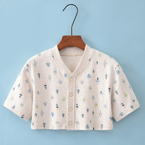 Pure Cotton Thin Section Sleeping Pregnant Woman Maternal Breastfeeding Month Old Shoulder Week Air Conditioning Room Warm Shoulder and Shoulder Spring Summer Season