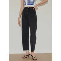 Amyy Studios soft and comfortable denim high denim chao thin denim balloon pants