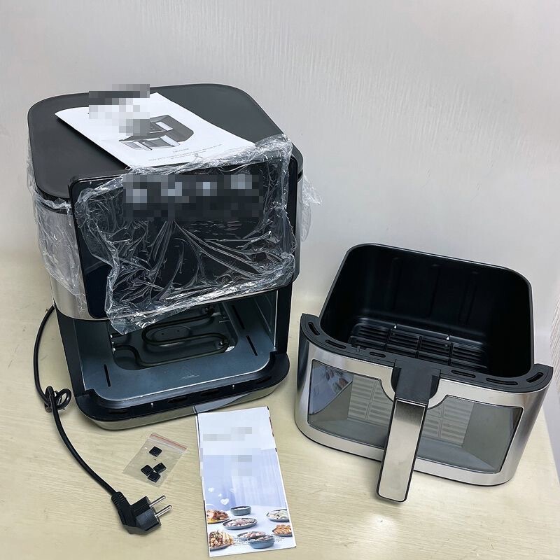 European Standard Smeg Stainless Steel Smart Touch Multi-Function Visual Upper and Lower Heating Air Fryer 14L