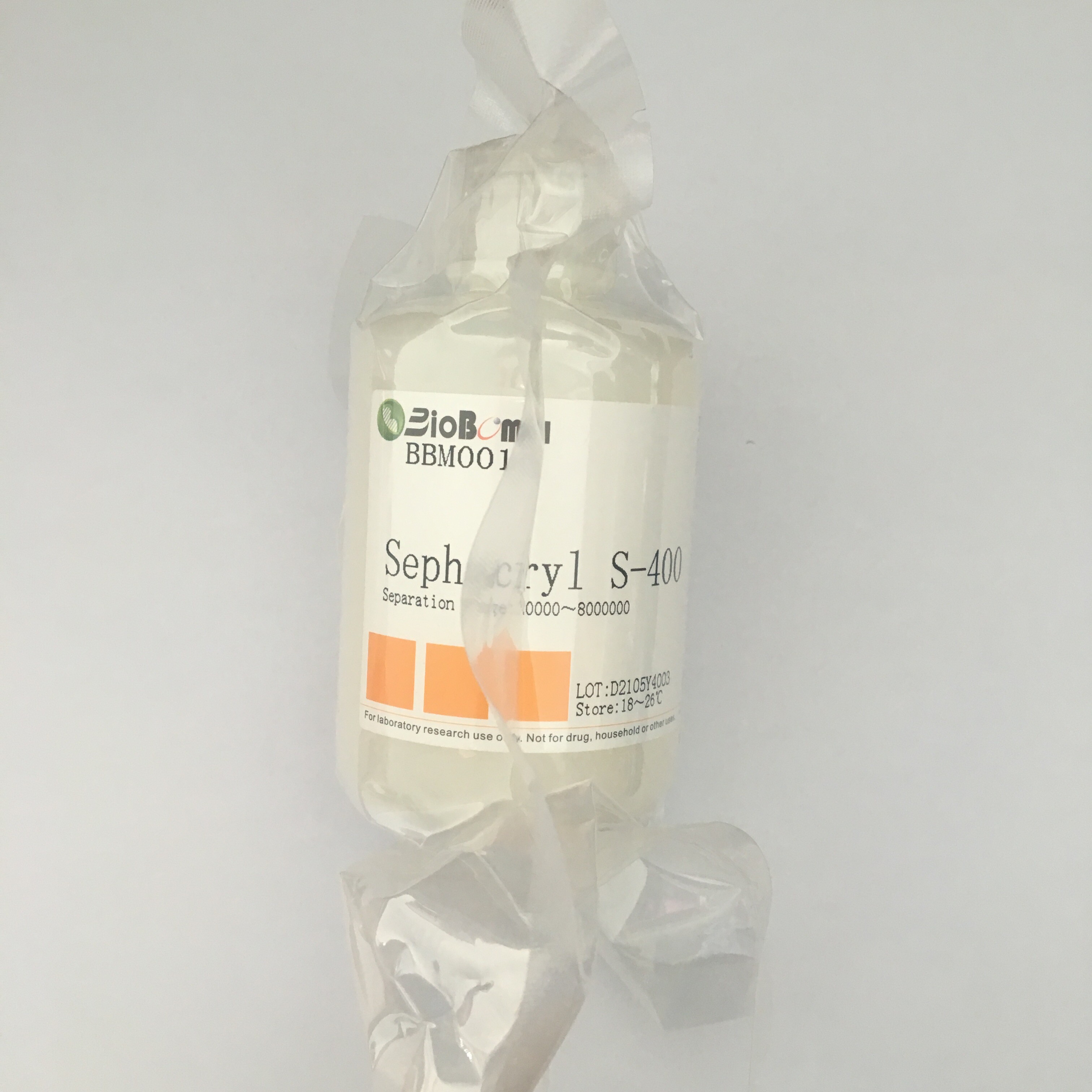 含票 丙烯葡聚糖凝胶S-400  /Sephacryl S-400 科研实验试剂100ml