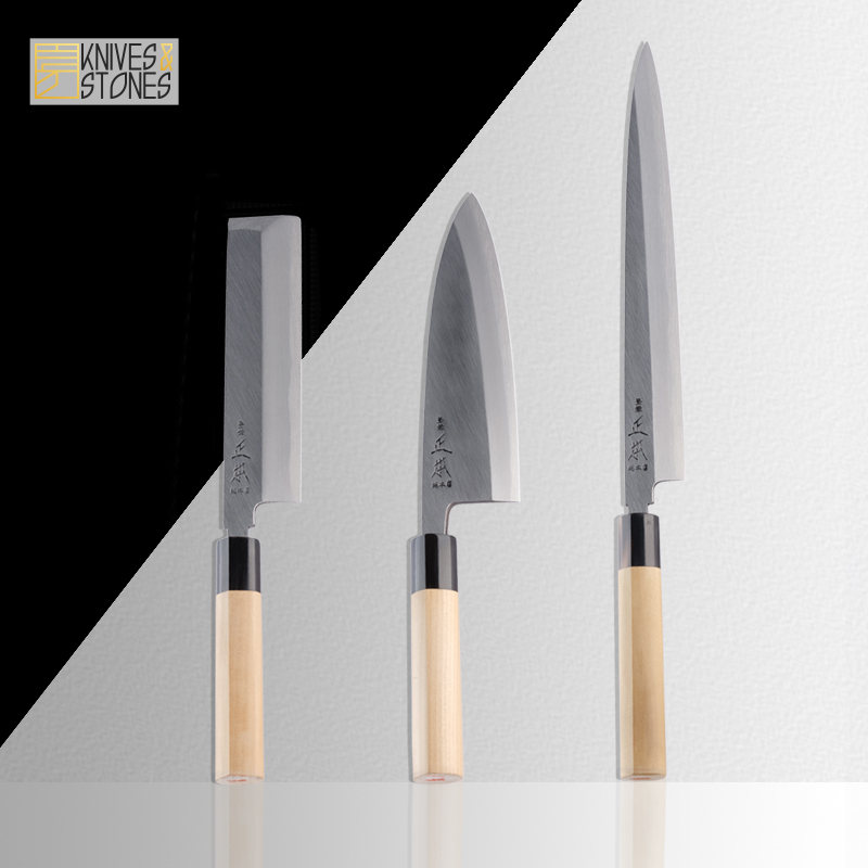 Rock Blades Society Japan Import Original Shop KS White Carbon Steel Japanese Style Cuisine Professional Sushi Job Man Kitchen Knife