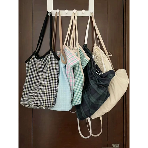 Летняя ретро вместительная и большая сумка на одно плечо, шоппер, 2023