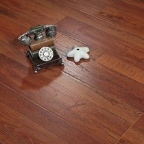 Reinforced composite household floor heating wear-resistant waterproof and environmentally friendly bedroom floor Nordic retro factory direct wooden floor