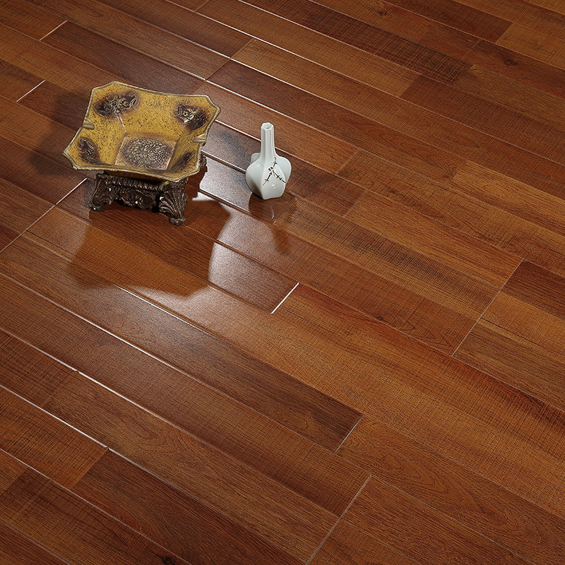 Reinforced composite home floor heating abrasion resistant waterproof and environmentally-friendly bedroom floor Nordic retro manufacturer direct selling wood floor-Taobao