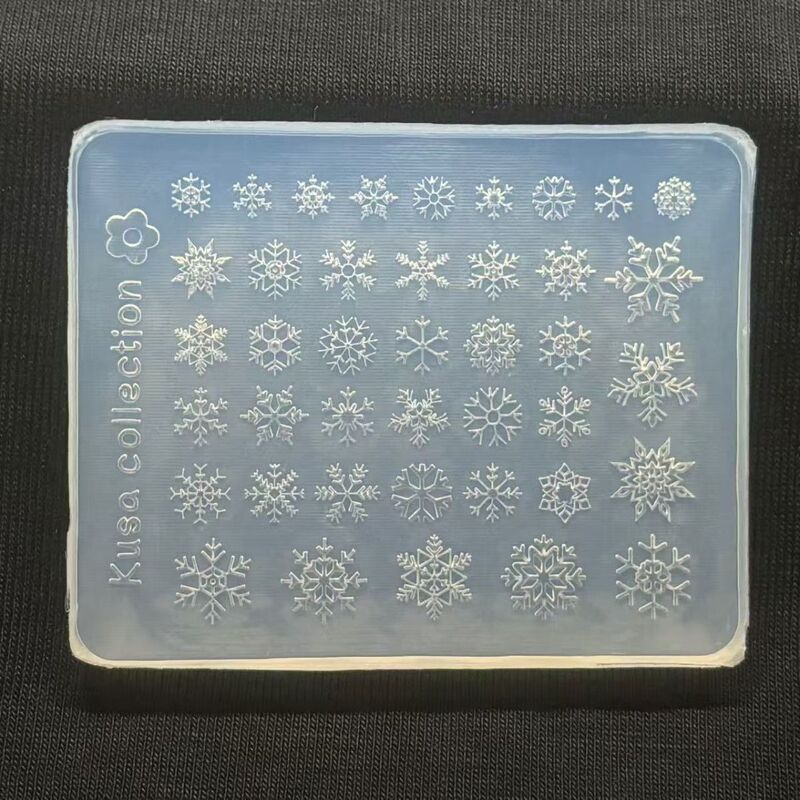 ins Winter Snowflake Pattern Nail Art Mold Nail Decoration ins Winter Snowflake Pattern Nail Art Mold Nail Decoration