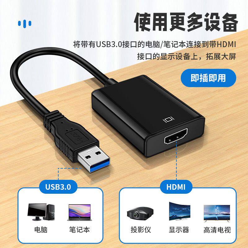 USB 3.0 в HDMI конвертер HD 1080P аудио и видео драйвер для компьютера USB В HDM I конвертер