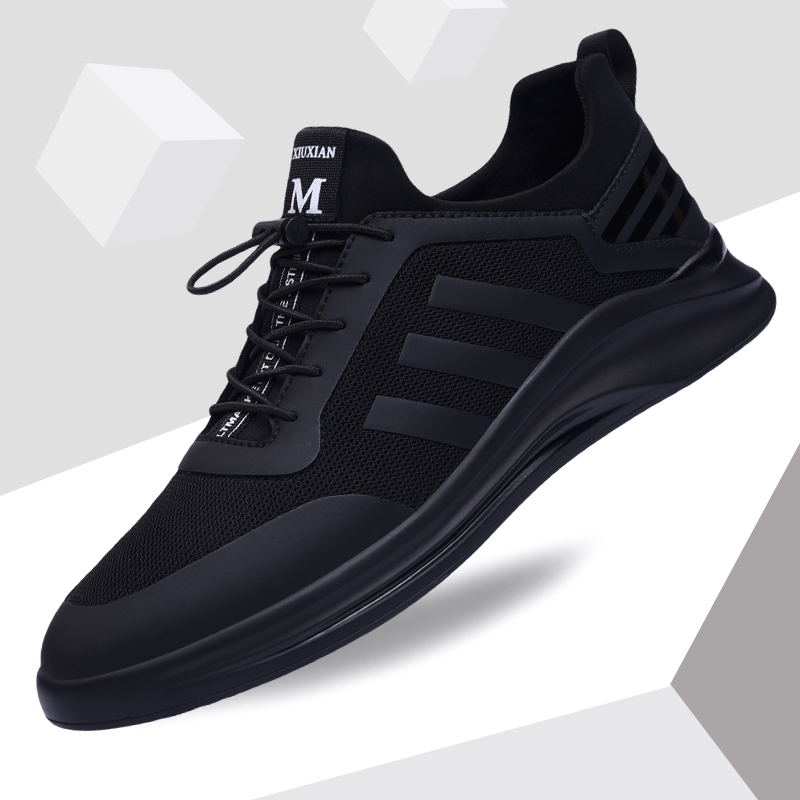 Men Shoes 2023 Autumn Winter New Waterproof Genuine Leather Deodorant Sports Tide Running Soft Bottom Breathable 100 Hitch Casual Shoes Man-Taobao
