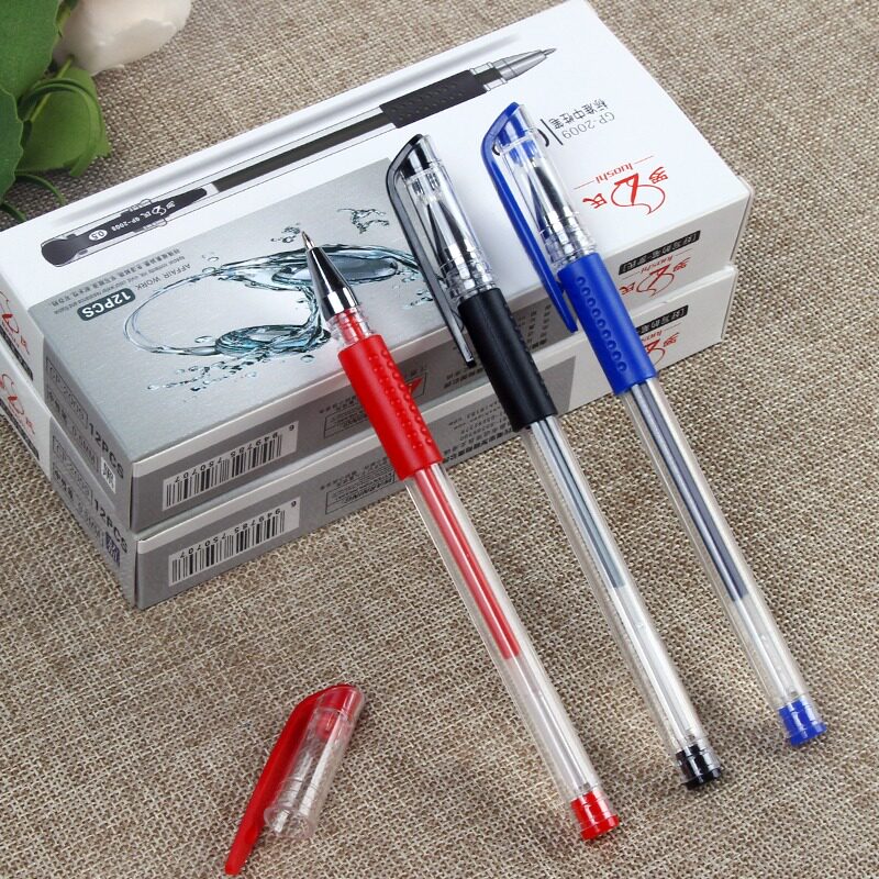 Roche Neutral Pen Office Stationery Neutral Pen Black Water Pen Student Supplies Red Pen Wholesale