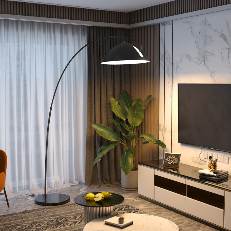 Modern simple light luxury fishing lamp floor lamp sofa design art and sense living room room bedroom dining room atmosphere