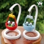 10 miếng giỏ nhựa Panda trang trí nhỏ trang trí bàn quà tặng Tứ Xuyên Thành Đô lưu niệm du lịch mẫu tủ trang trí phòng khách đẹp