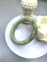 Lantian jade pure green bracelet