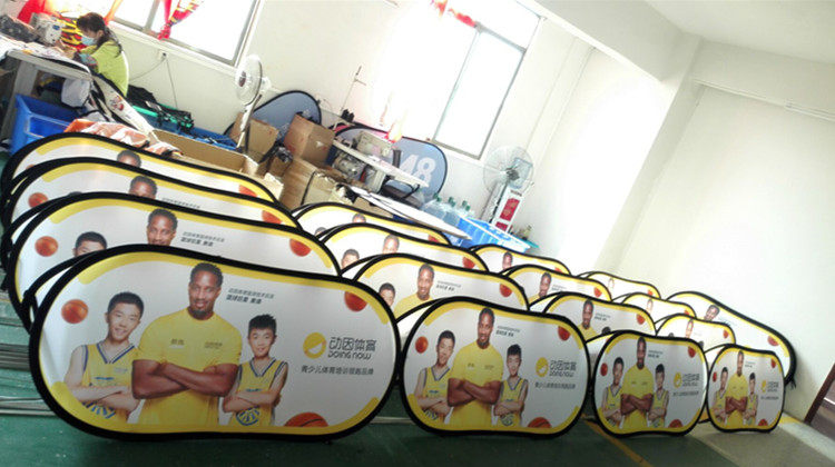 A Screen Exhibition Rack Foldable Billboard Exhibition Rack Basketball Court Bezel Badminton A Screen Wheel Slide Bifacial Soccer Field Circumference-Taobao