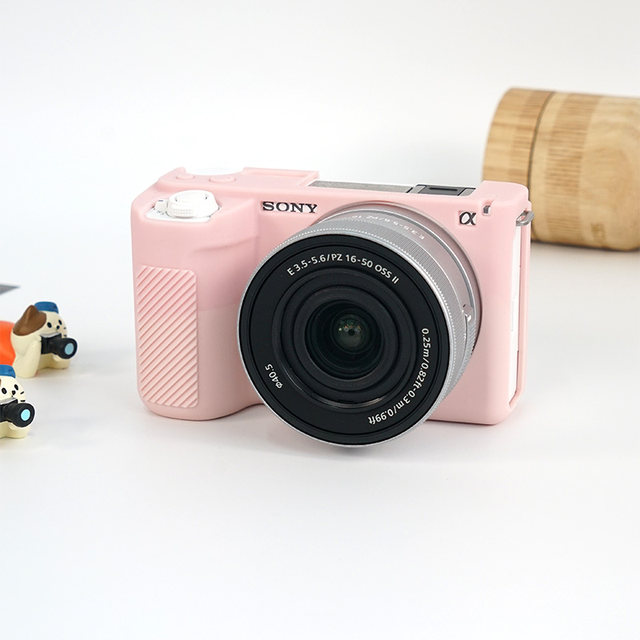Suitable for Sony a6000 camera bag A7C2 silicone shell SONY A7CR collision-proof storage bag zve10 second generation