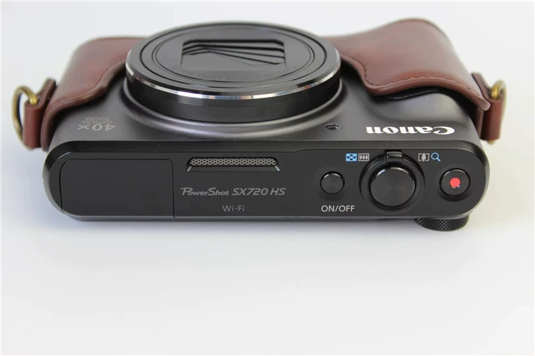 Áp dụng túi máy ảnh Canon SX720hs trường hợp da SX730 máy ảnh trường hợp phụ kiện kỹ thuật số