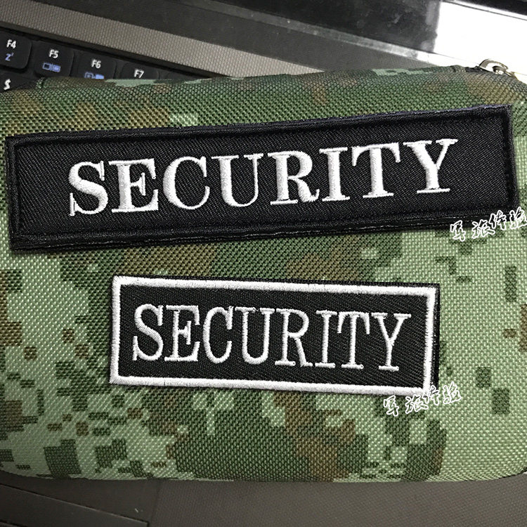 SECURITY SAFETY PROTECTION CHEST PATCH EMBROIDERED MAGIC STICK Shoulder Bag Patch Badge Arm Badge Morale Badge