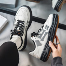 Mens shoes 2022 new bone dissolved shoes mens Korean sneakers casual tide shoes