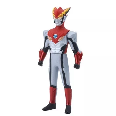 Bandai, Ultra, Ultraman Tiga из эластичной резины, кукла, игрушка