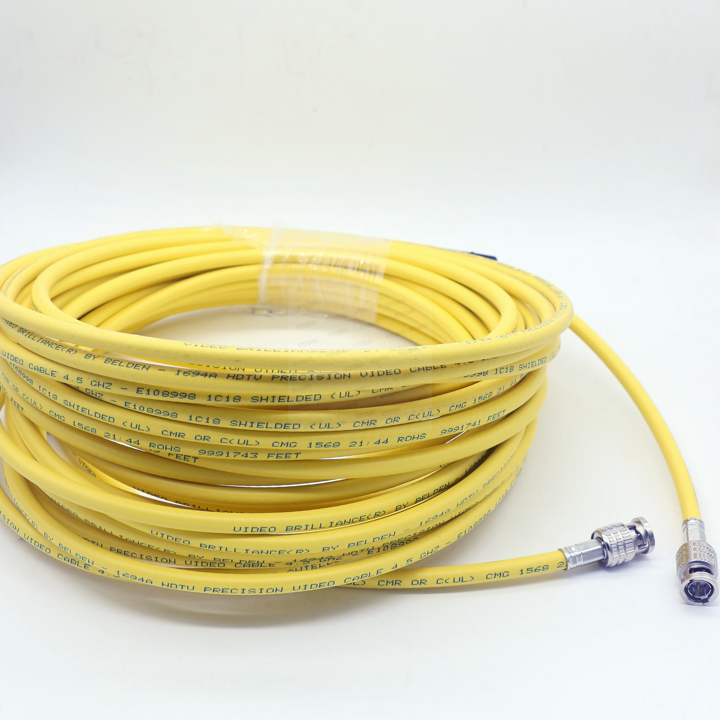 belden Pepton high-definition transmission line 1694A machined canare BNC finished HD-SDI and 3G-SDI