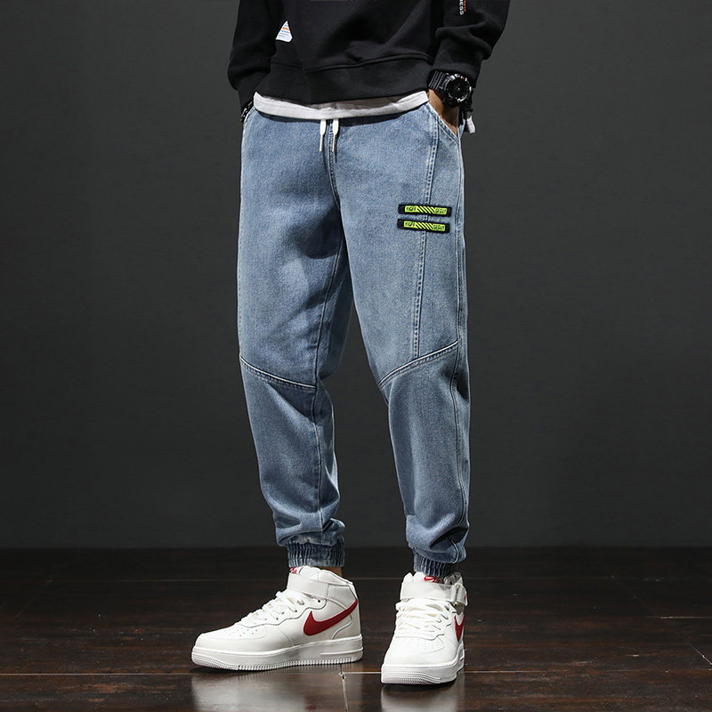 Jeans men's day tide casual new men Harlen loose men's men loaded with flexibility hundred pants in autumn