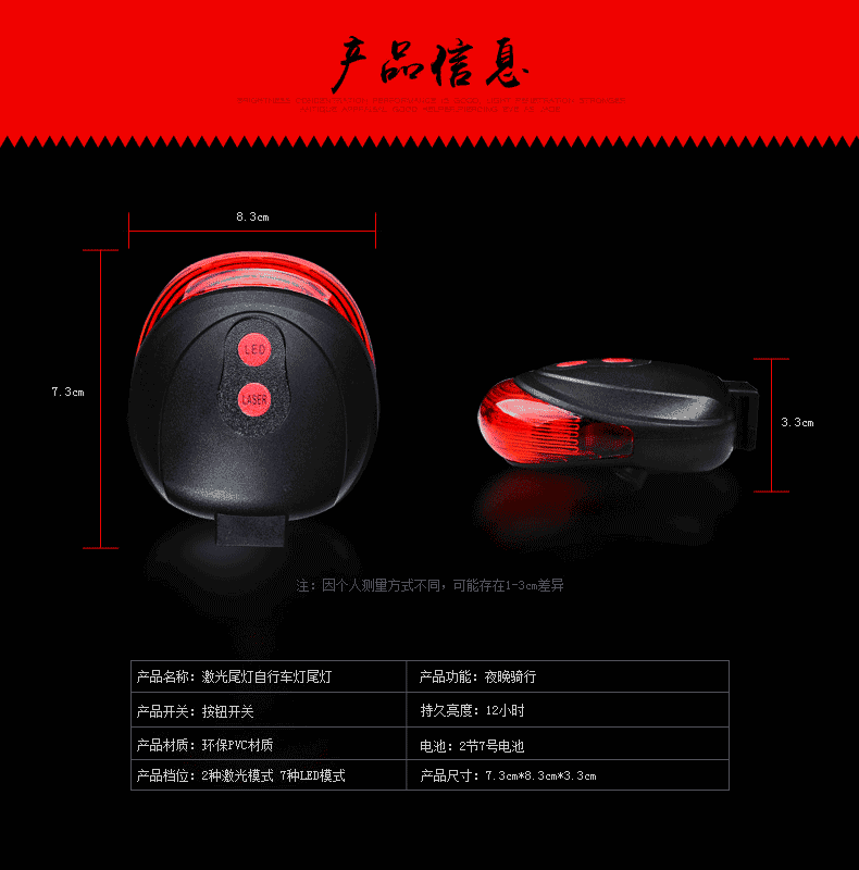 Eclairage pour vélo CORKI - Taillights - Ref 2401075 Image 24