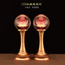 LED crystal lotus lanterns Buddha lanterns lanterns for Buddha lanterns Home Buddha lanterns