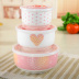 hộp cơm tự hâm nóng Hộp đựng bát sứ tươi ba mảnh đặt bằng gốm có nắp hộp đựng lò vi sóng - Hộp cơm điện sưởi ấm lock and lock hộp cơm giữ nhiệt Hộp cơm điện sưởi ấm
