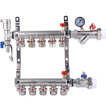 Water separator Shanghai Rifeng floor heating water separator floor heating home geothermal water separator heating water separator large flow