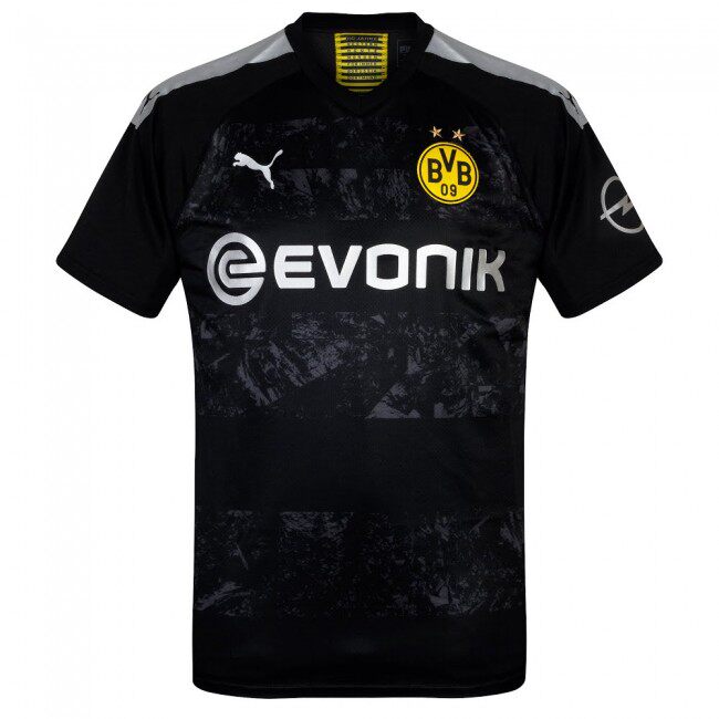 Fan version 2019-20 Dortmund away short sleeve jersey 755745 12 PM quick hair