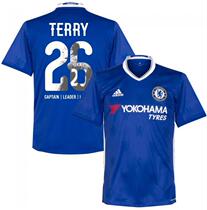 Legendary Special Edition 2016-17 Chelsea Terry No26 Trier home away short sleeve jersey DS