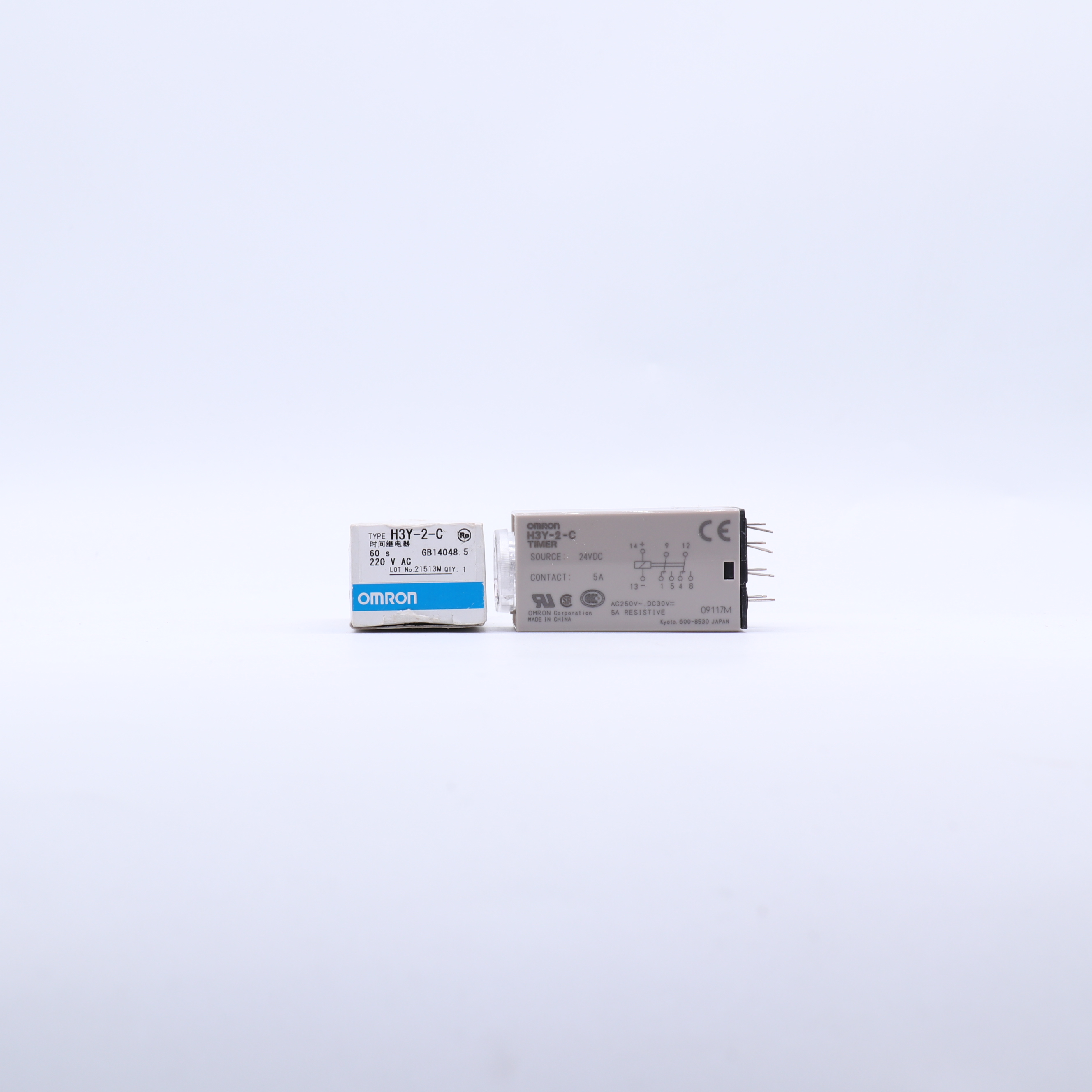 Original Omron time relay H3Y-4-C DC24V AC220V 10S 30S 30M 60