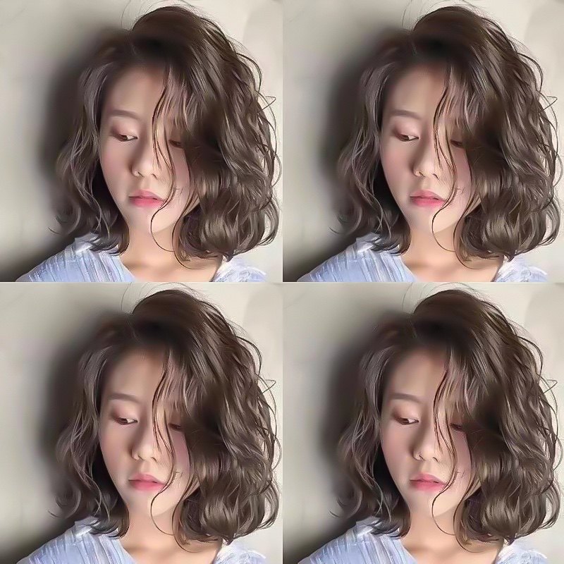 Egg curly hair curly hair Egg Roll Water Ripple 32mm Negative Ion Plywood Short Hair Sloth God Instrumental Big Wave-Taobao