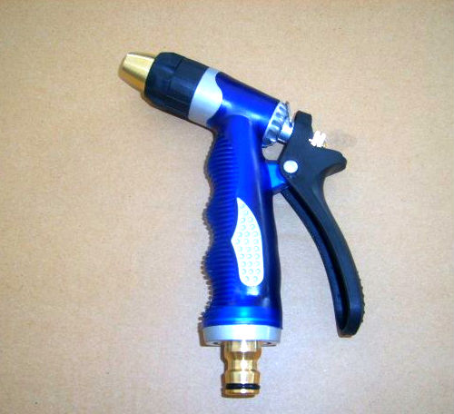 Zinc alloy two-function water spray gun head for car wash