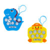 Handheld Whack-A-Mole Cartoon Game Console, Press and Break through Levels, Decompression Fun Keychain, Summer Stall Yiwu Toy