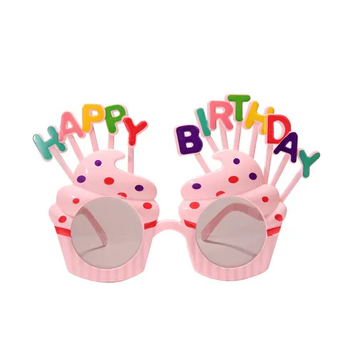 Чистый красный день рождения бокалы смешные вечеринки с мороженым