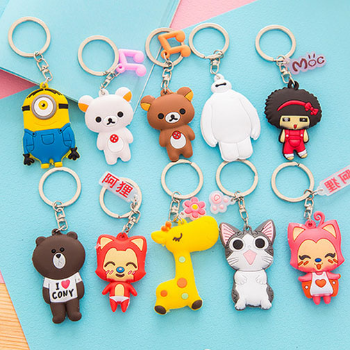 Creative Cartoon Key Buckle Cute Pendant Company Opening Event Promotion 1 Yuan Less Girl Small Gifts