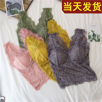 2020 Summer ins Womens Lace Lace Sexy Vest base shirt Sling Hollow Gap Up Bottom Vest