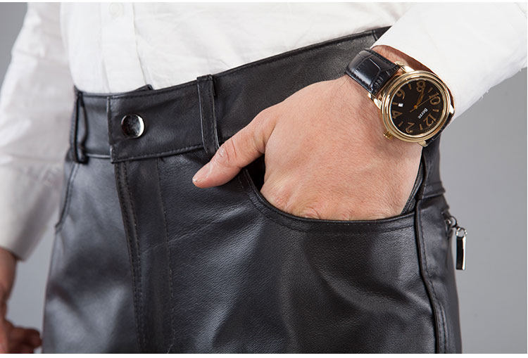 Pantalon cuir homme LANDINGBOER pour hiver - Ref 1492299 Image 15