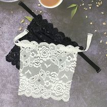 Anti-lost one-piece lace tube top artifact ladies seamless sexy strapless short exquisite invisible bra block