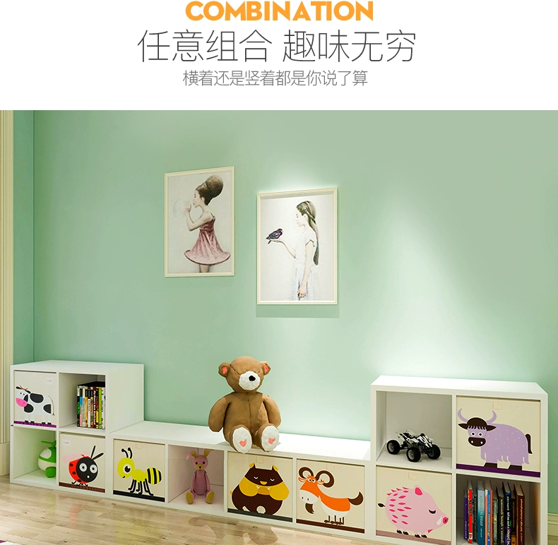 IKEA tủ kệ sách Toy trẻ em kệ sách kết hợp miễn lưới phụ sàn kệ tủ khóa tủ - Buồng tu giay dep