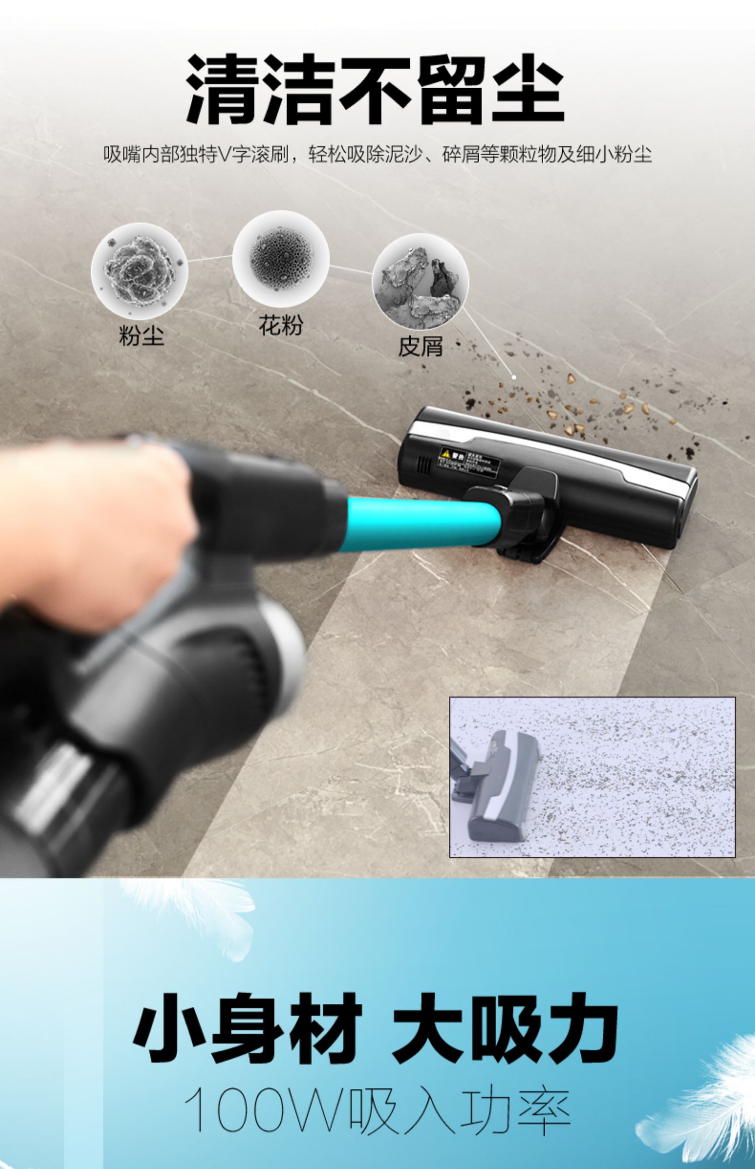 Máy hút bụi không dây Panasonic nhỏ cầm tay có thể sạc lại nhà cầm tay đập mạnh mạnh mẽ cực kỳ yên tĩnh - Máy hút bụi robot hút bụi tinhte